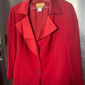 VINTAGE SUNNY  CHOI  LADIES RED   JACKET